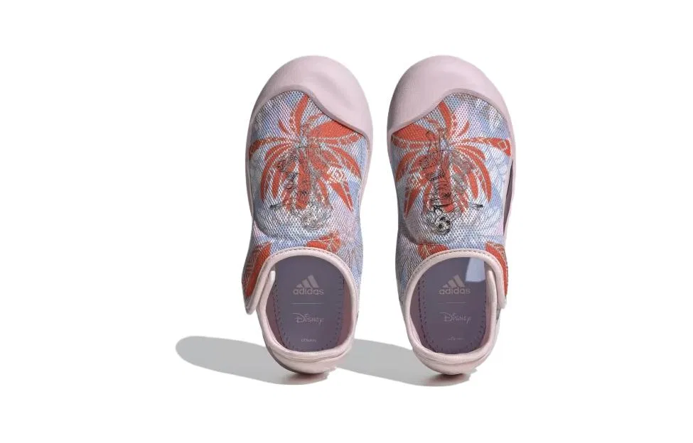 Детские сандалии с защитой от скольжения и износа Pink Adidas — фото 4