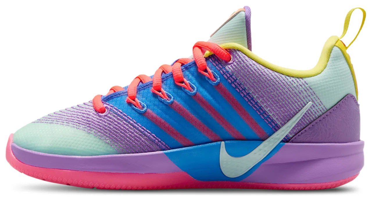 Кроссовки для девочек Sabrina 3 Wt Nike, цвет Hot Lava/Igloo/Blue Crystal — фото 2