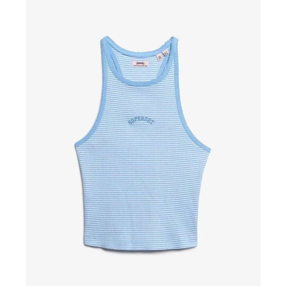 Женский топ без рукавов Essential Superdry, Blue