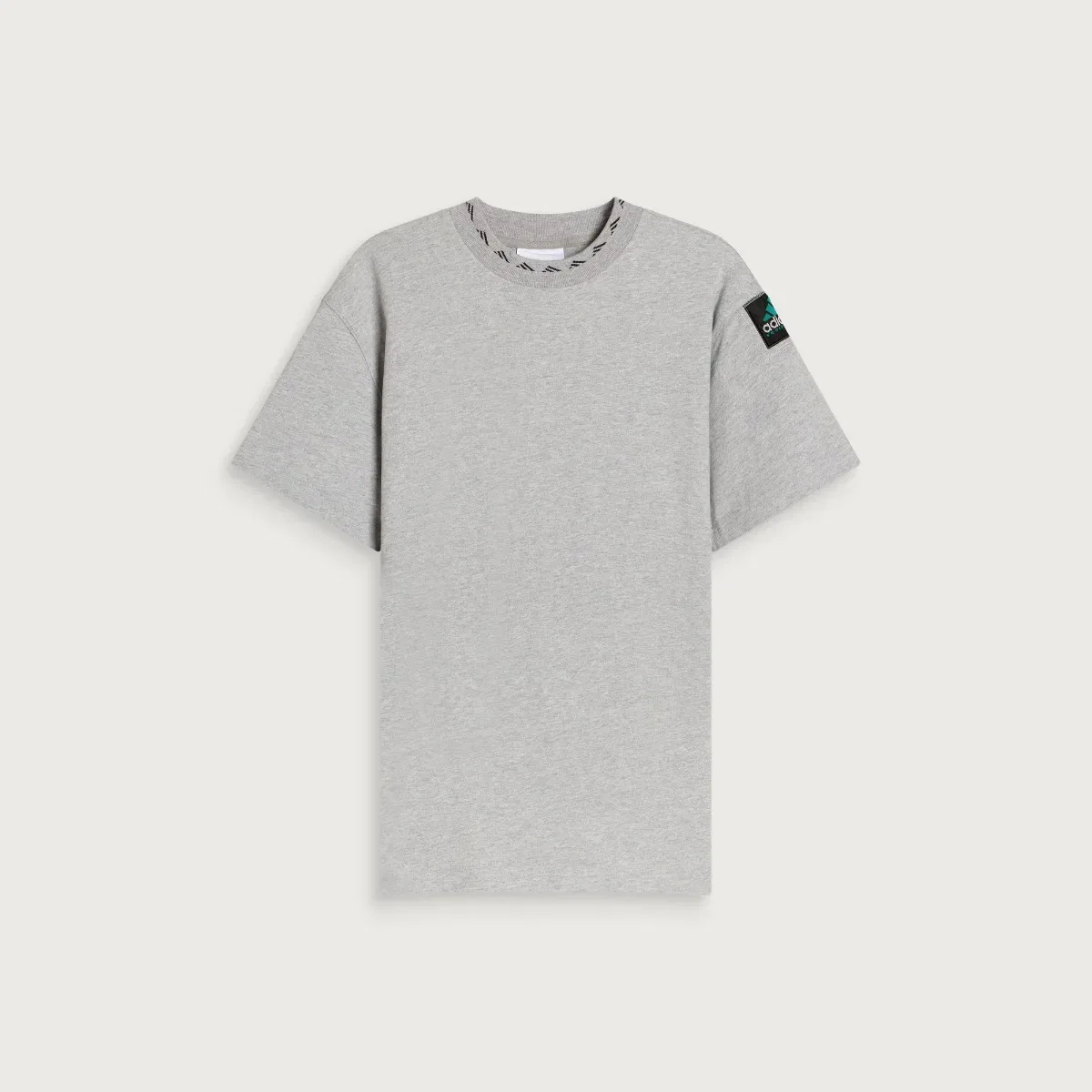 Футболка хлопковая с принтом No Wash Logo Adidas, Medium Grey Heather