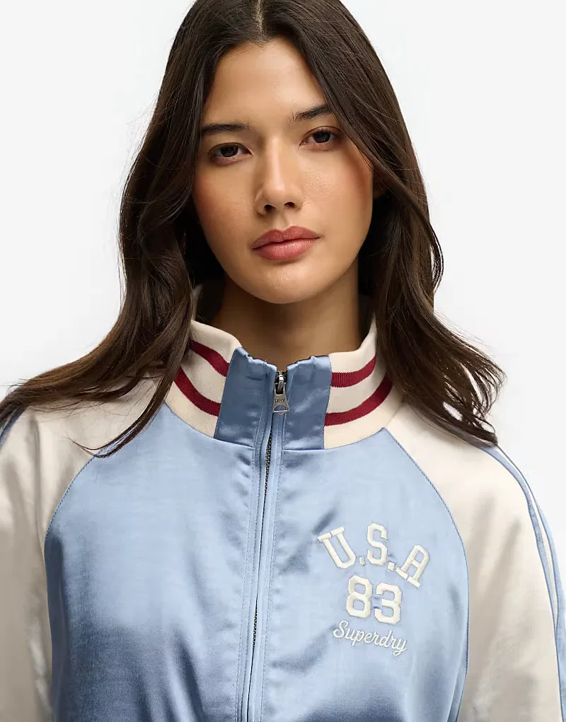 Спортивная куртка Superdry Suika приливно-голубой — фото 3