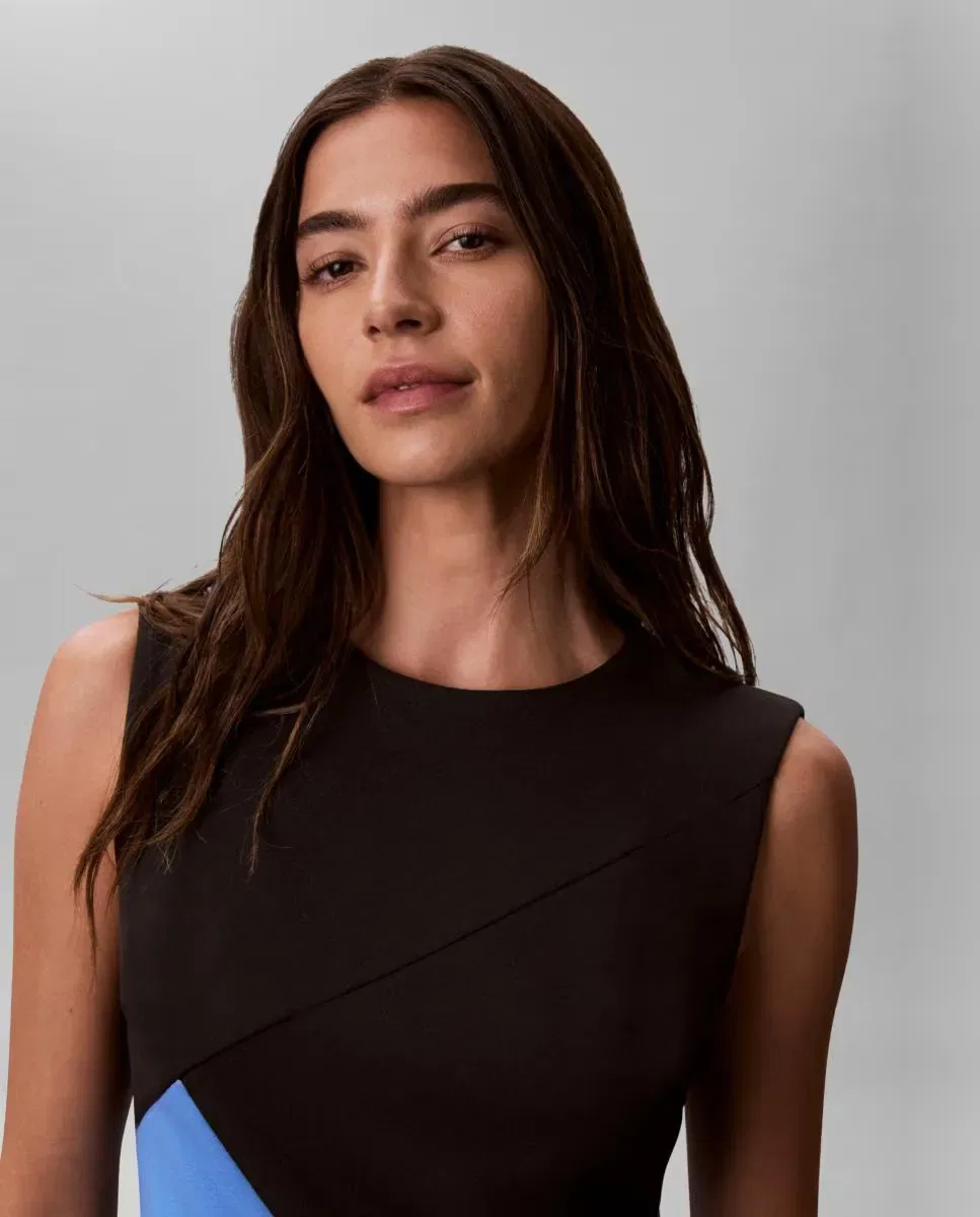 Женское платье без рукавов с принтом Calvin Klein, Multicolor — фото 3