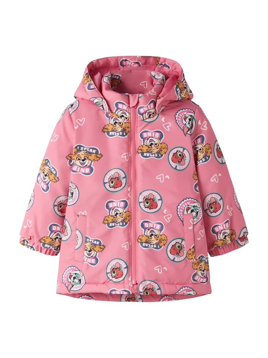 Куртка NAME IT Between-Season Jacket 'NMFMaxi Paw' в нежно-розовом цвете