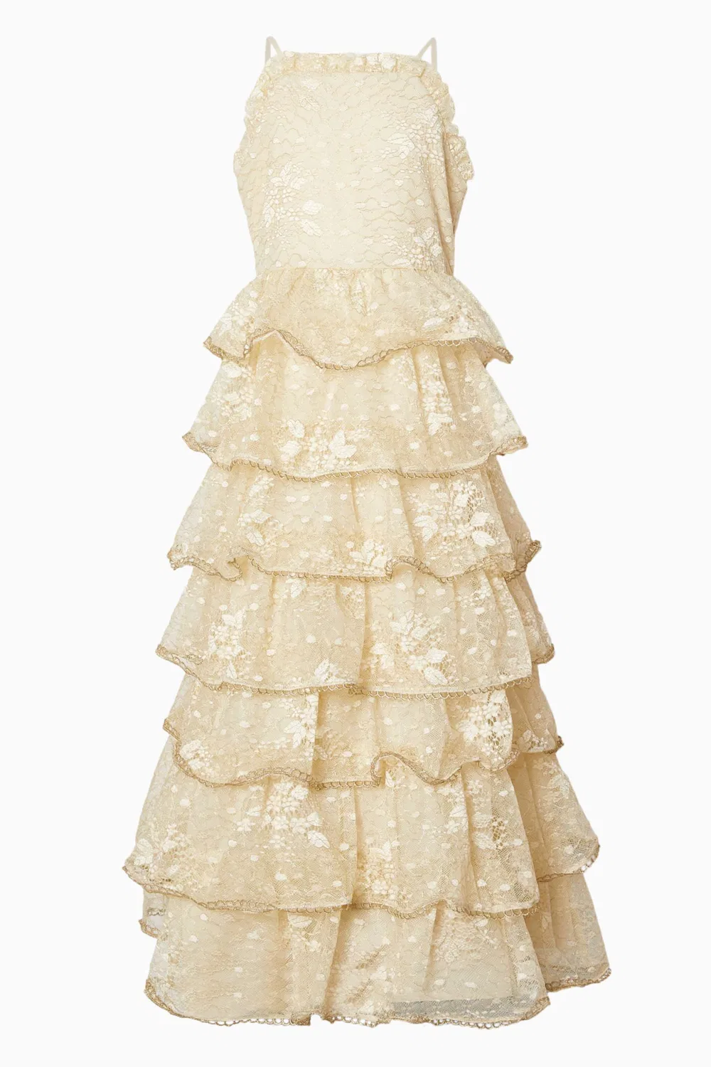 Платье макси с кружевной оборкой Tanya Lace Frill Marlo Kids