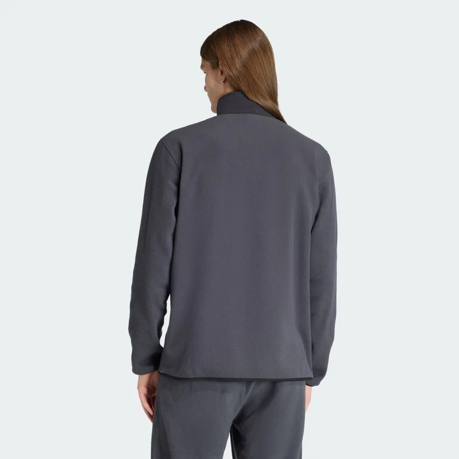 Мужской свитшот с четвертью молнией Originals JX8191 adidas, Серый — фото 2