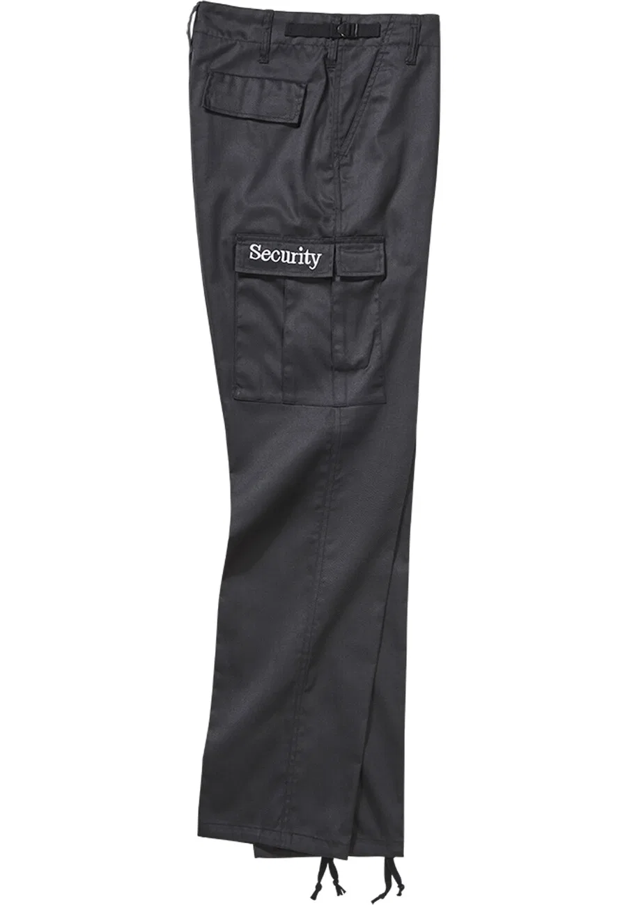 Брюки-карго Brandit Regular 'Security Ranger' черного цвета — фото 2