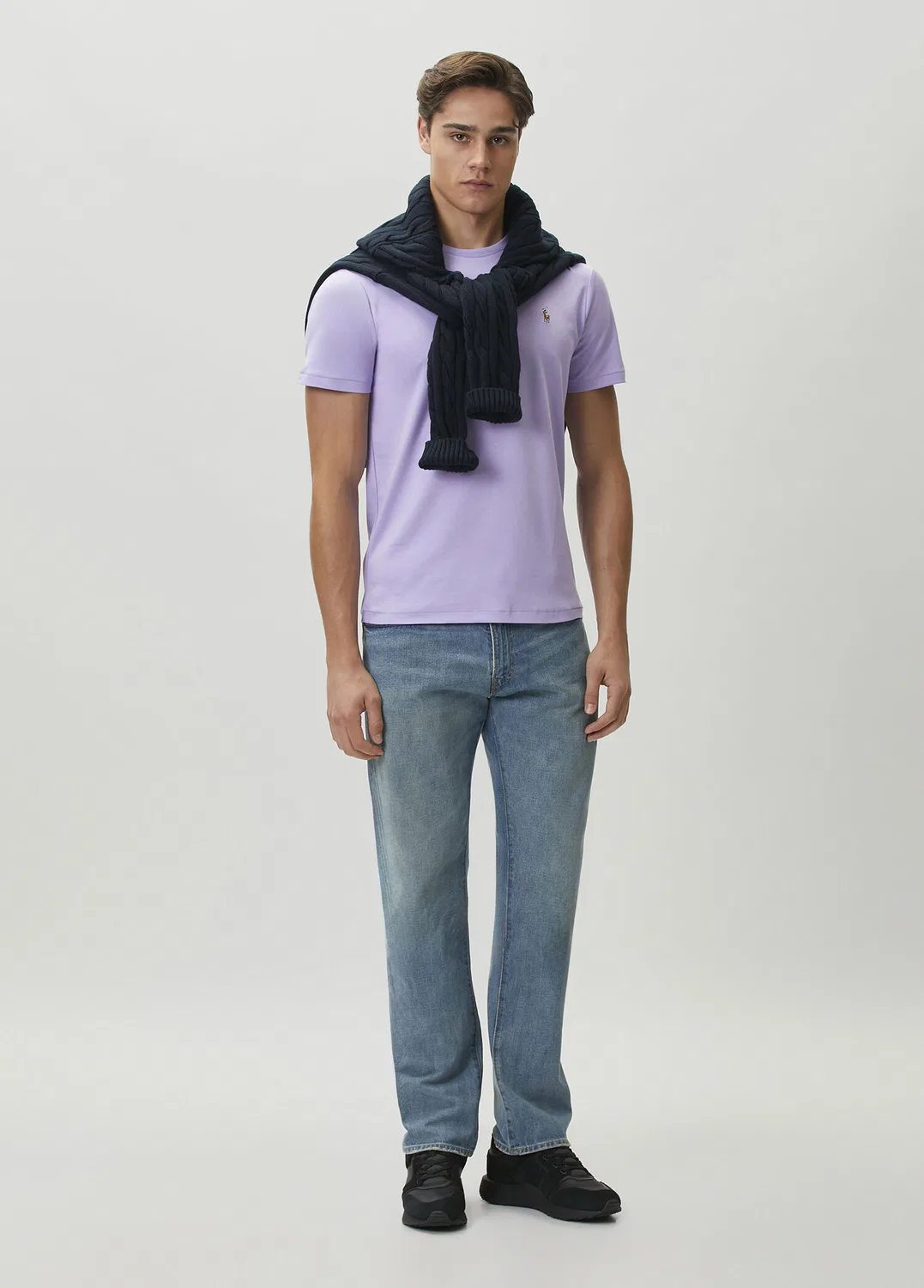 Футболка поло Polo Ralph Lauren, mor — фото 2