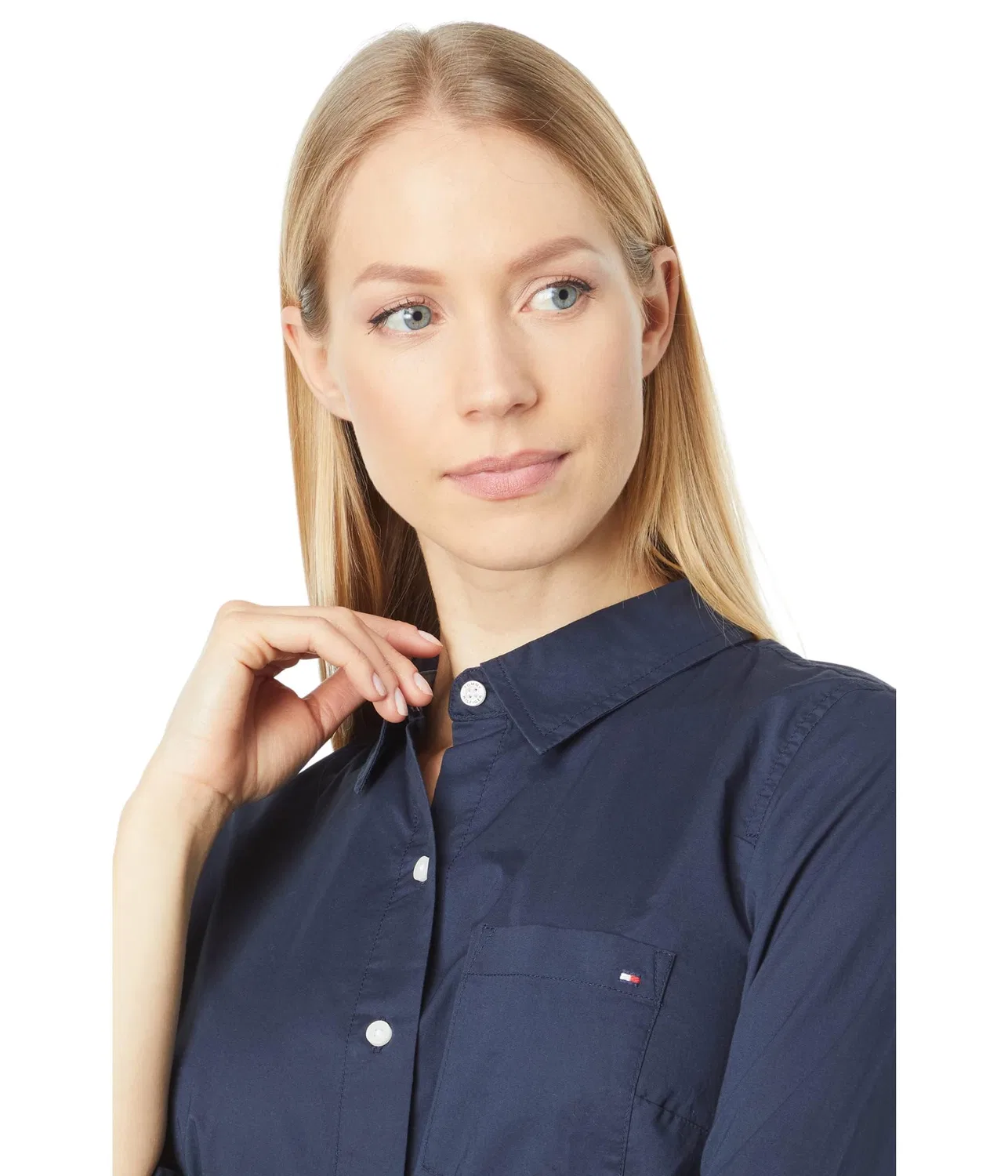 Женская рубашка с принтом Tommy Hilfiger, Sky Captain — фото 4