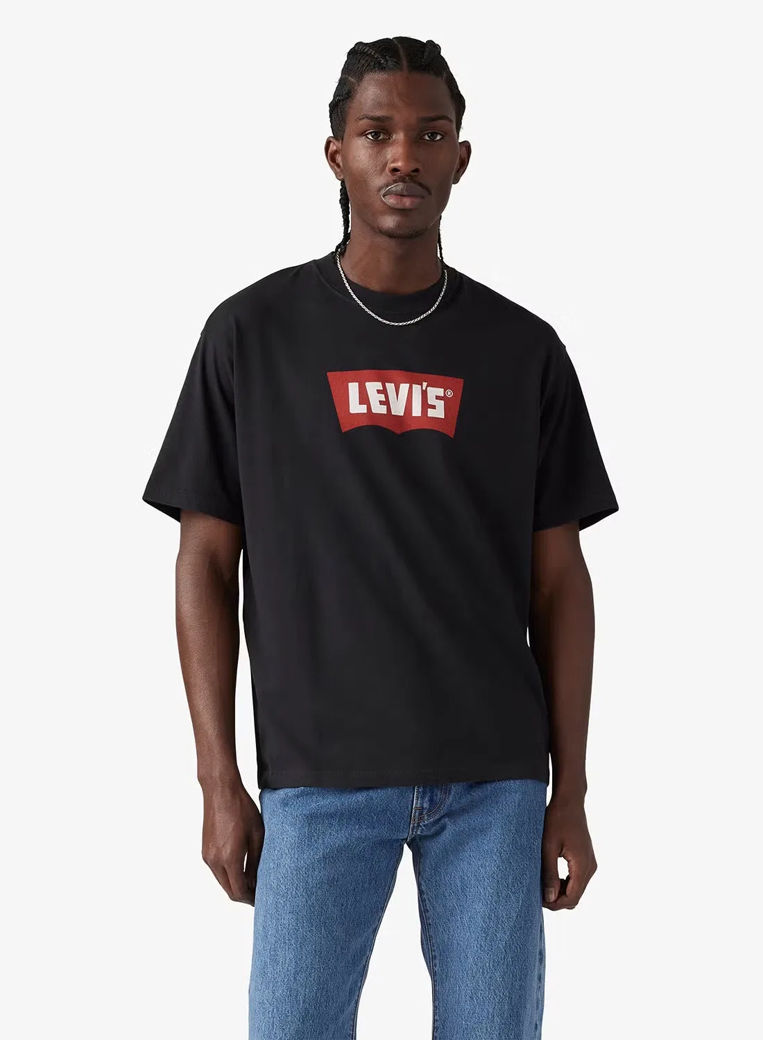 Футболка с принтом винтажная Levi'S, черный