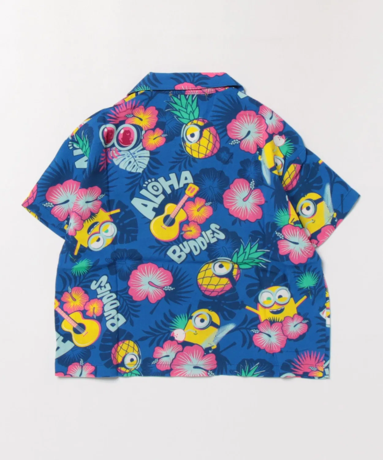Детская рубашка с принтом Minions Royal Blue — фото 3