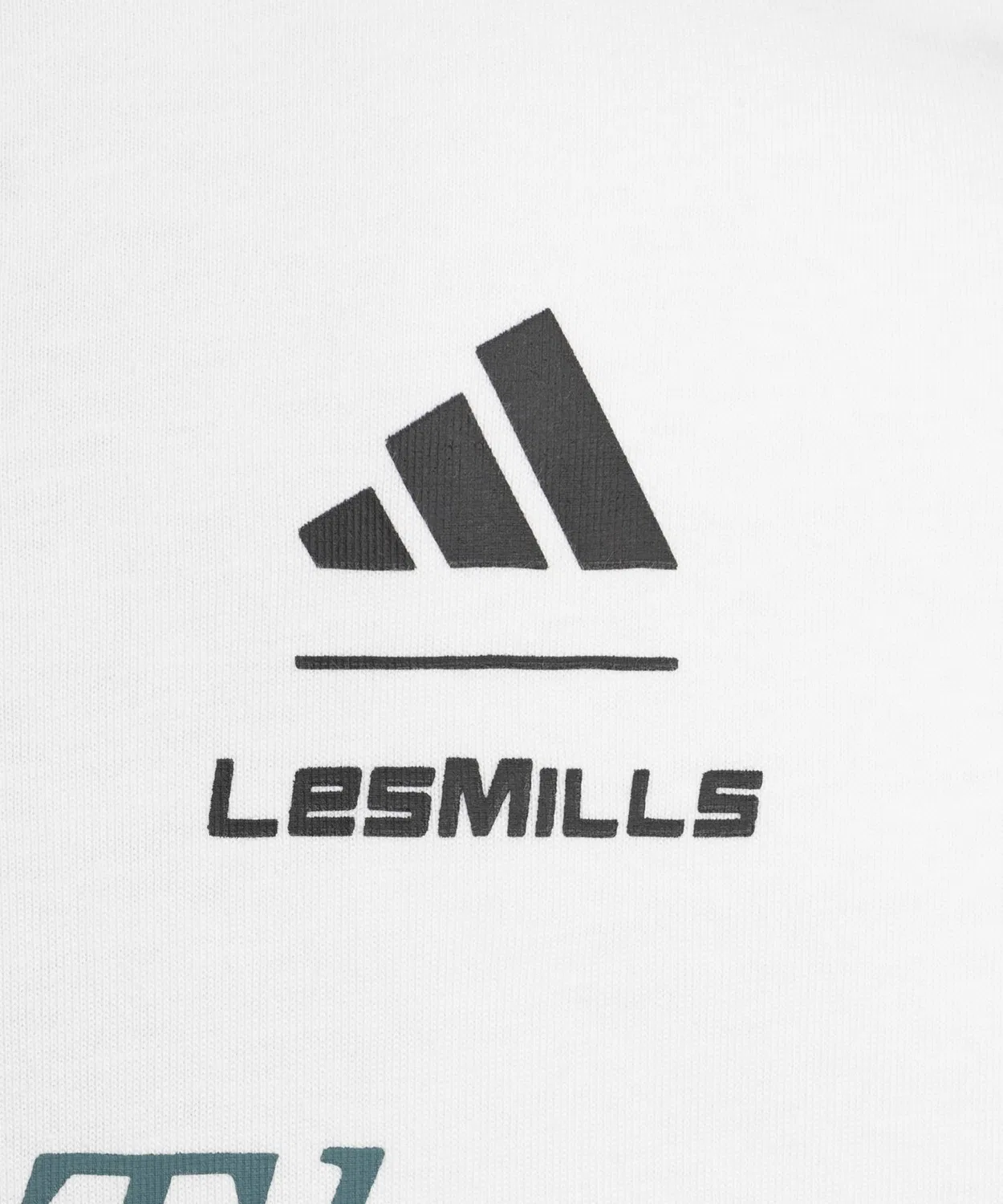 Мужская футболка свободного кроя с графическим принтом One Tribe Adidas, White — фото 4