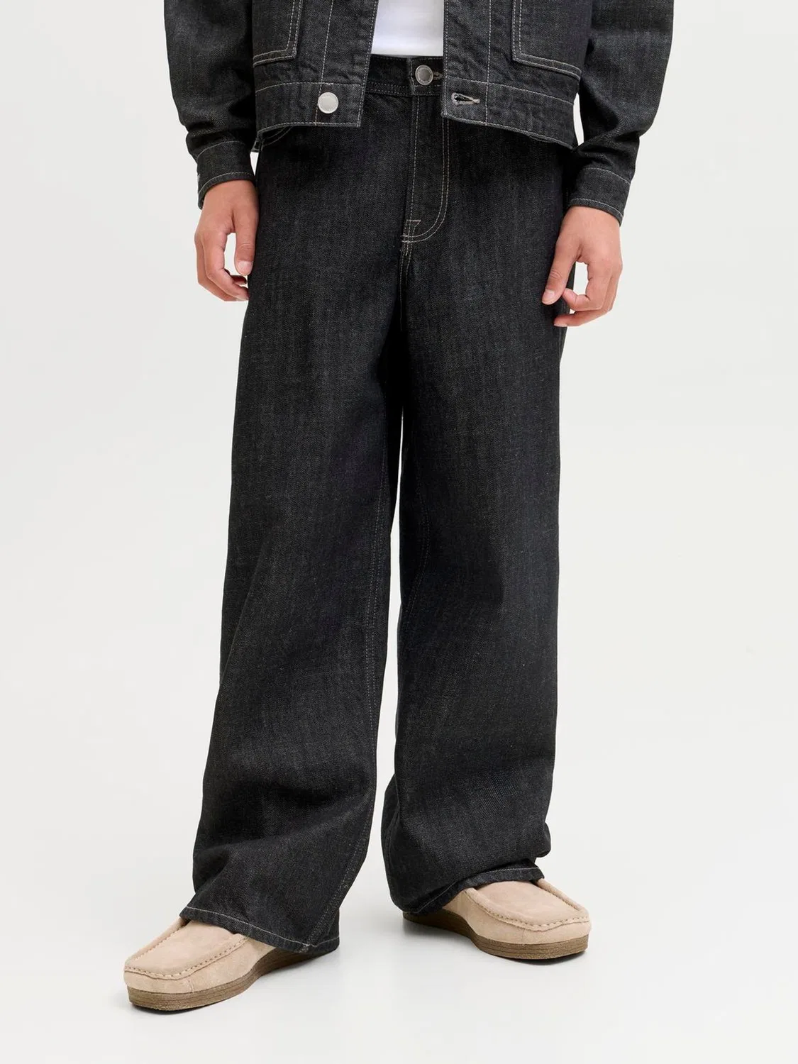 Джинсы свободного кроя Dave JACK & JONES JUNIOR, синие