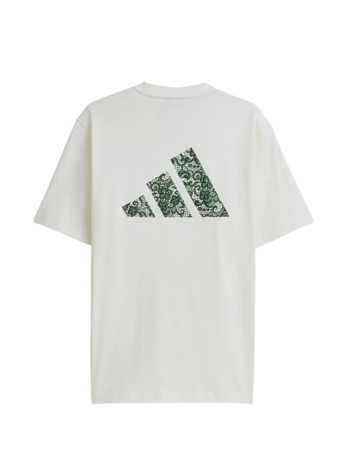 Футболка с принтом и вышивкой белая Adidas, белый — фото 2
