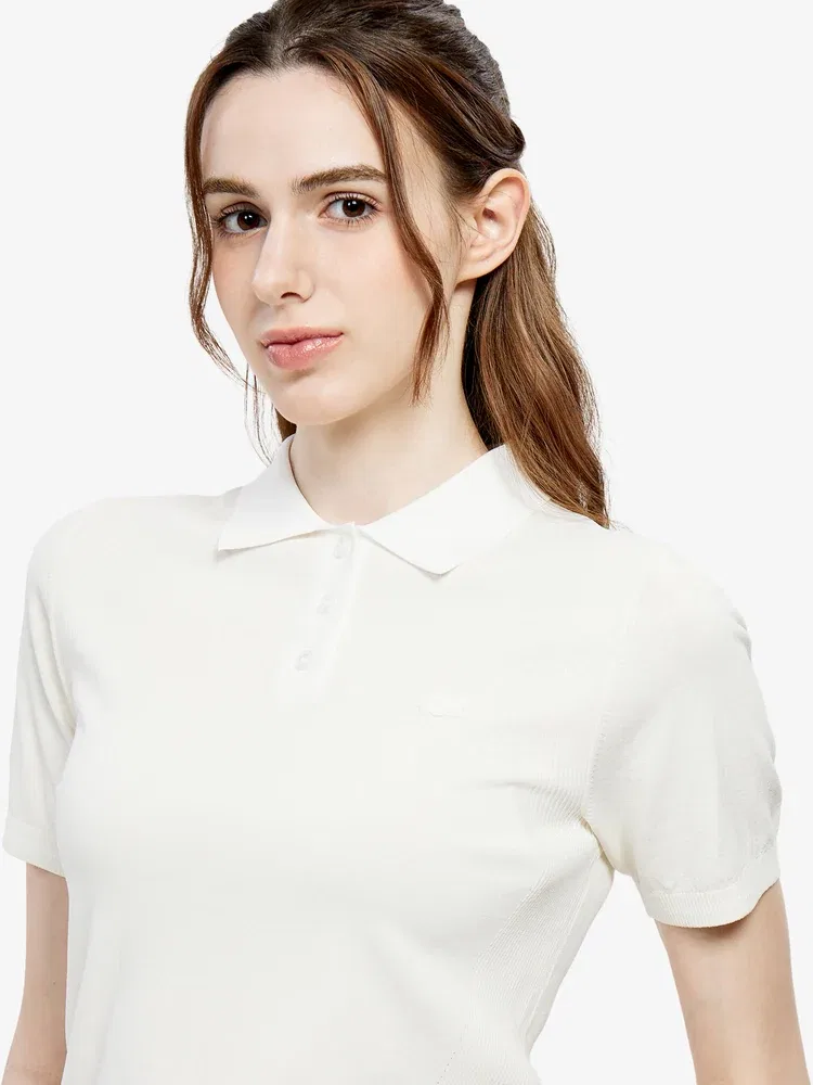 Свитер Polo LACOSTE Basic, Ivory — фото 2