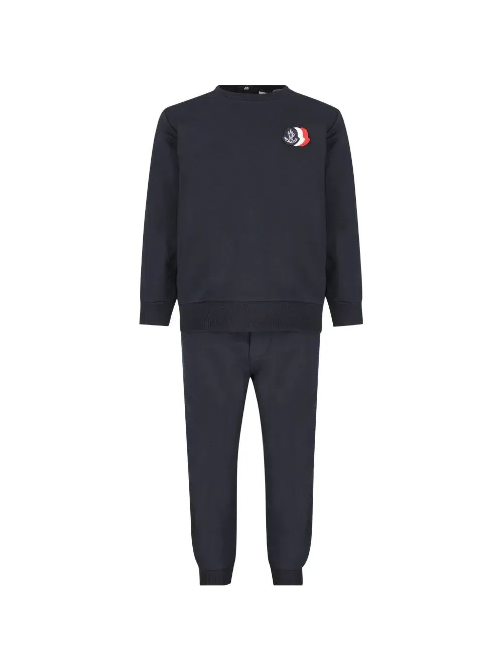 Спортивные костюмы с нашивкой-логотипом Moncler Enfant, синий