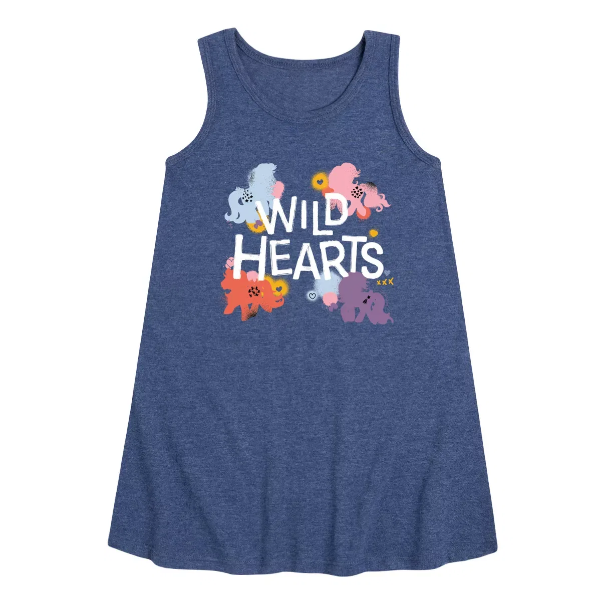 Детское платье без рукавов My Little Pony Wild Hearts, Heather Navy