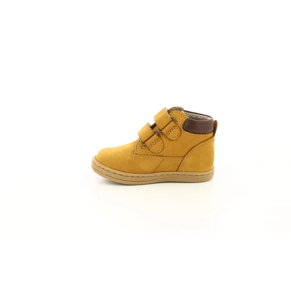 Детские туфли brogue с принтом Tackeasy Kickers, Camel Marron — фото 4