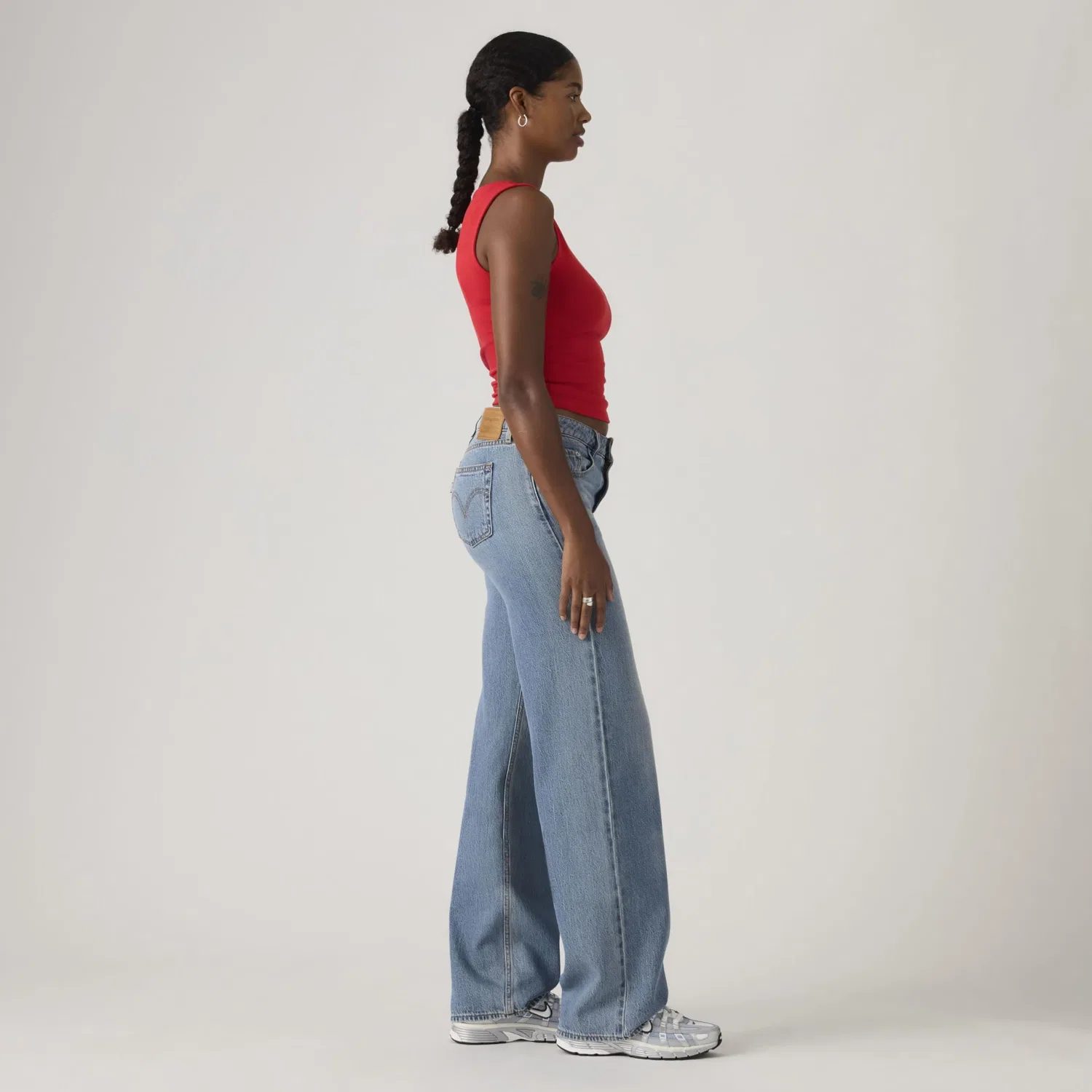 Женские джинсы свободного кроя Low Loose Levi's, High Quality Tencel — фото 2