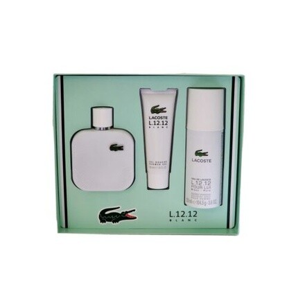 Lacoste Blanc Подарочный набор из 3 предметов 3,3 унции EDT спрей для мужчин — фото 4