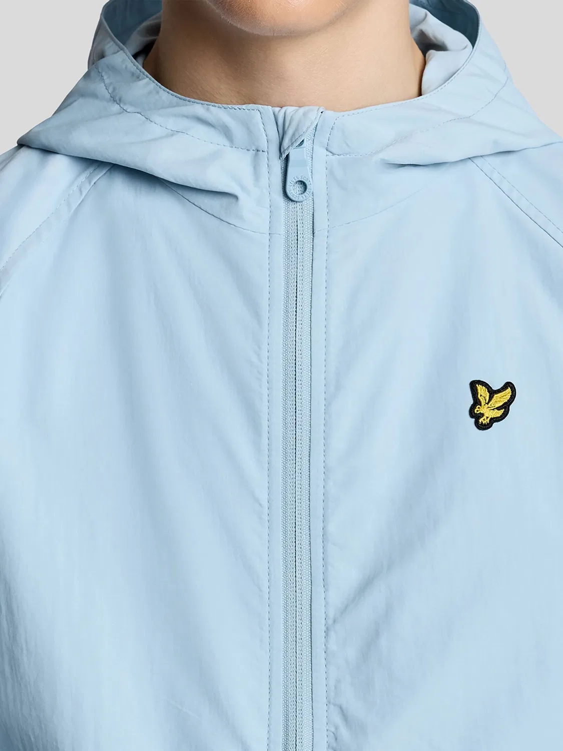 Куртка ветрозащитная с капюшоном Lyle & Scott, синий — фото 4