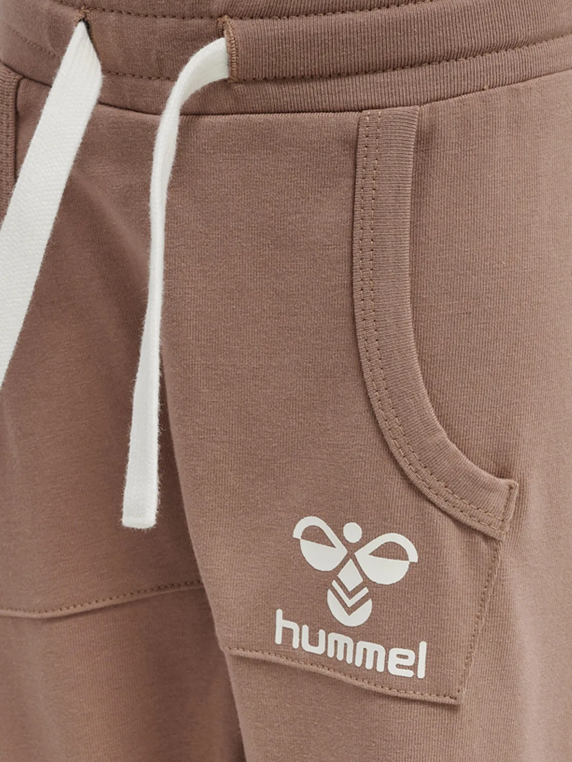 Детские штаны из футера с принтом Hmlfutte Hummel, Braun — фото 3
