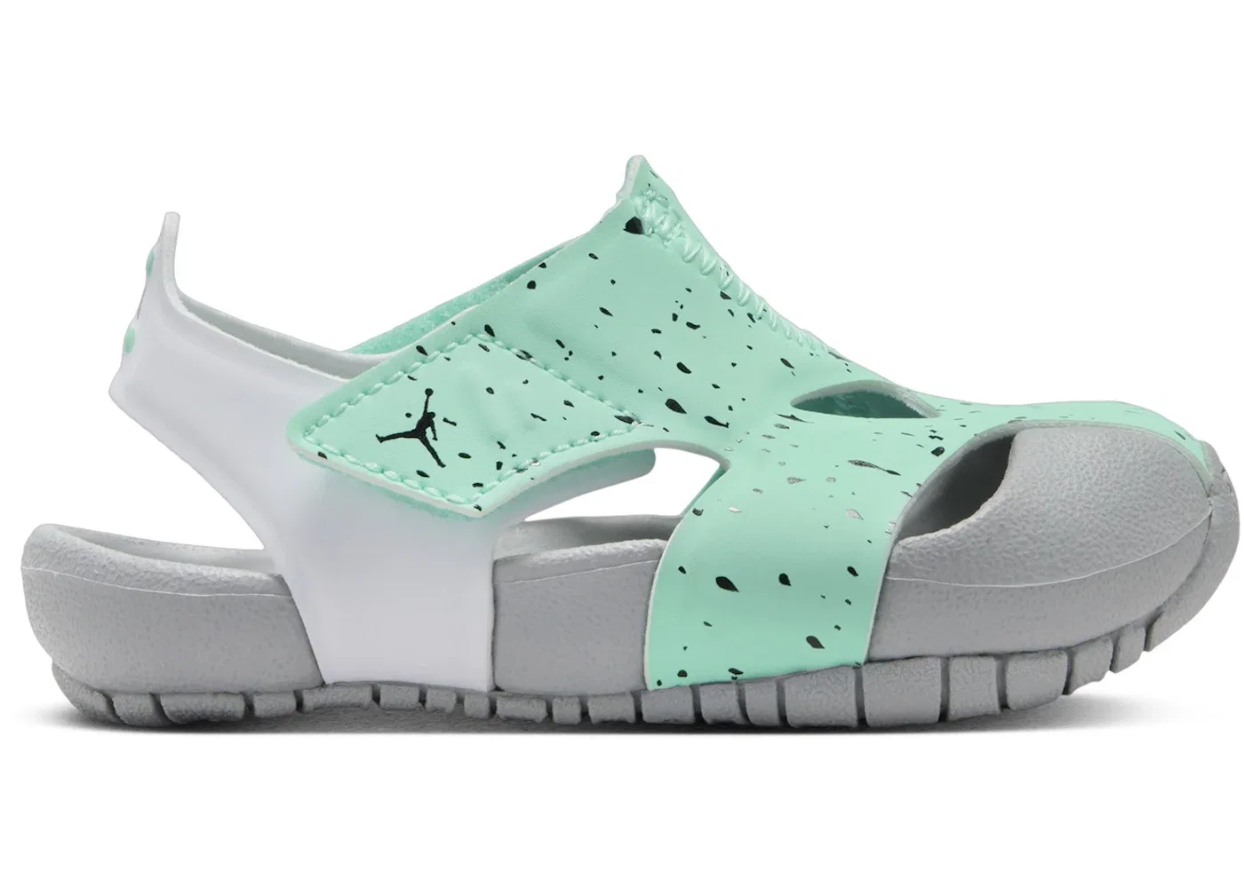Детские кроссовки Lifestyle Jordan Flare Jordan, Green Glow Wolf Grey White Black