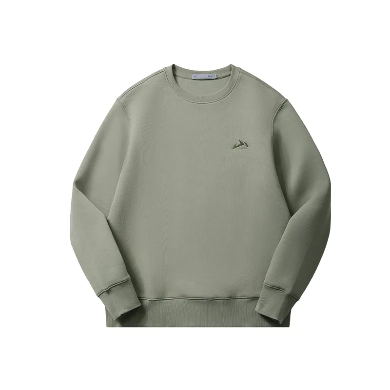 Свитшот детский с вышивкой The Mountain Collection HLA, Green Gray 97