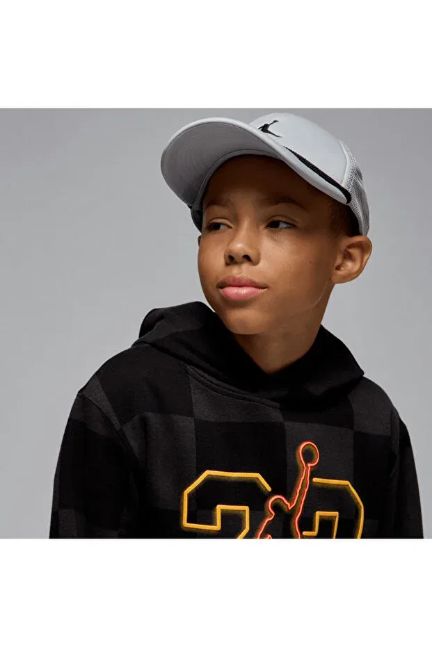 Детская толстовка для мальчиков хлопковая Jordan jdb mj deep dish po hoddie Nike, 023 — фото 3
