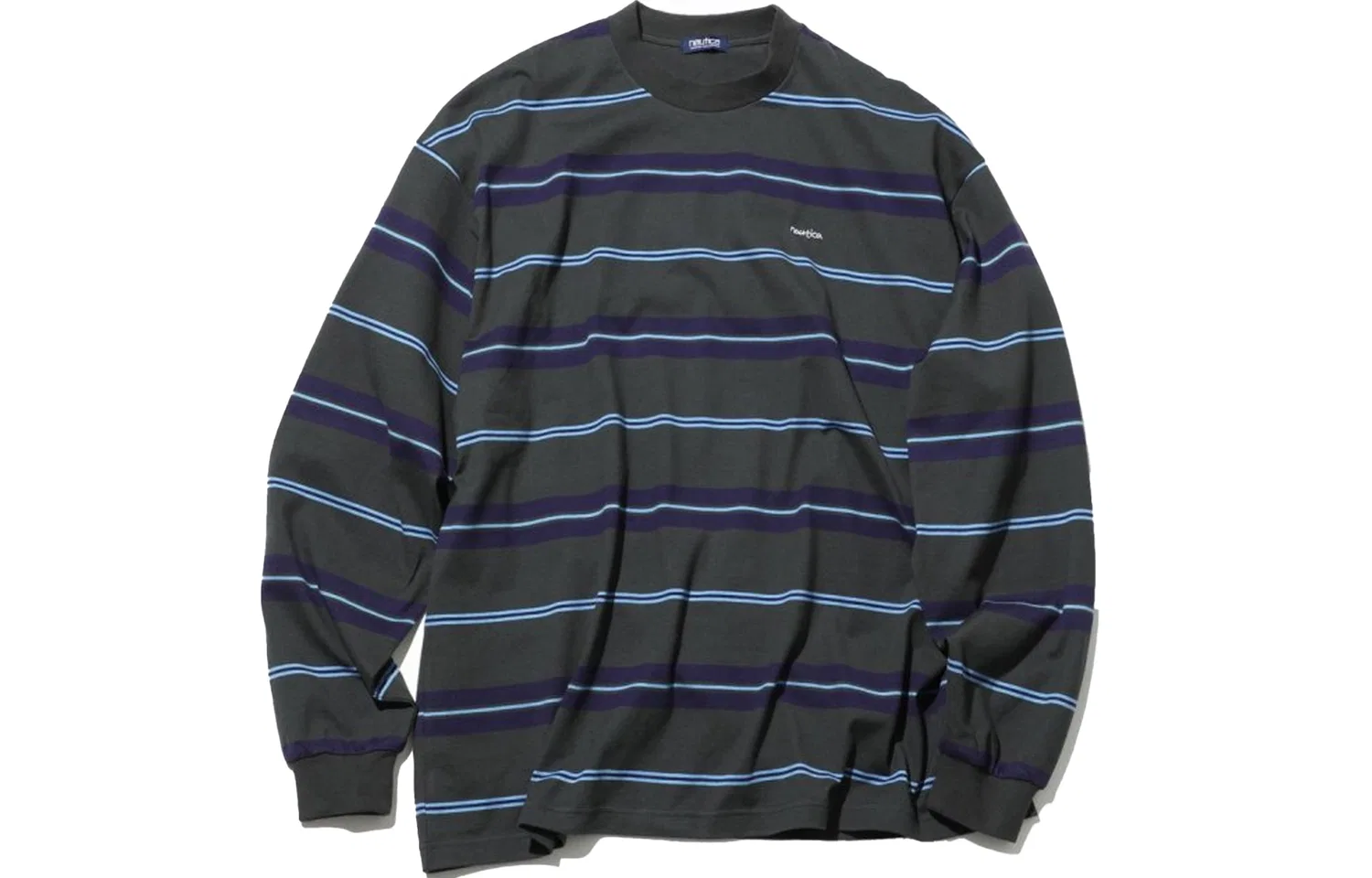 Футболка детская с круглым вырезом, прямой крой, Marine Blue, NAUTICA JAPAN