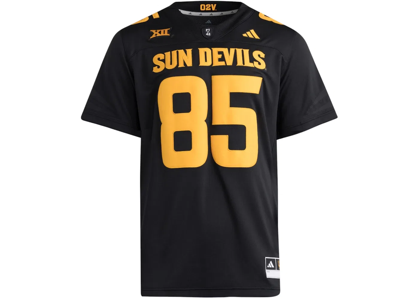 Мужская джерси с длинным рукавом Adidas Sun Devils Premier Alternate, Black Black