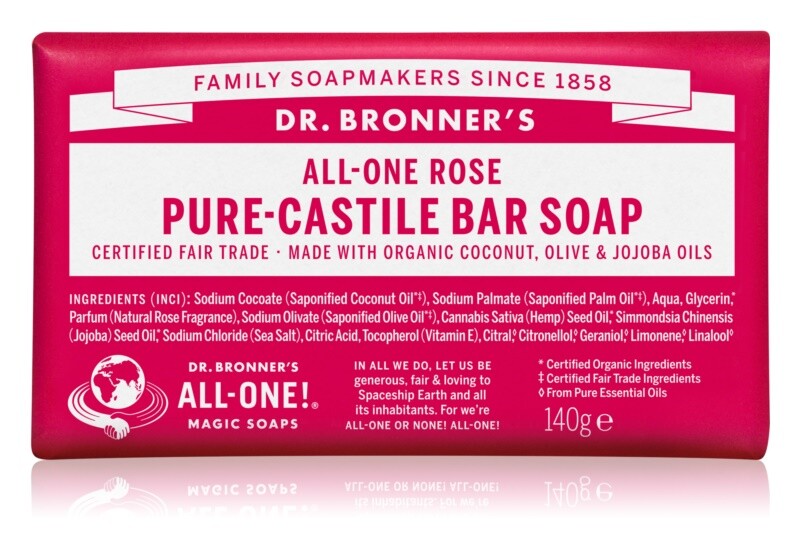 

Кусковое мыло Dr. Bronner’s Rose