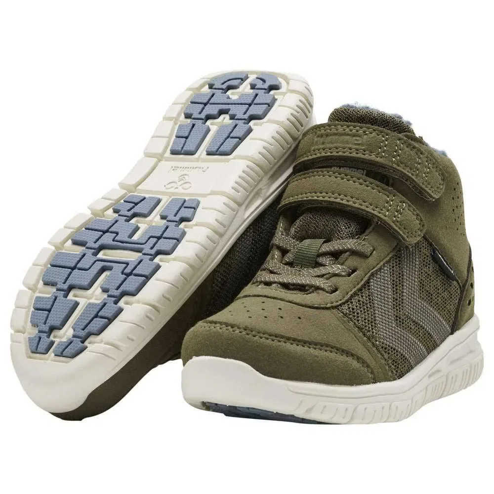 Кроссовки зимние Crosslite Mid Tex Hummel, зеленый — фото 4