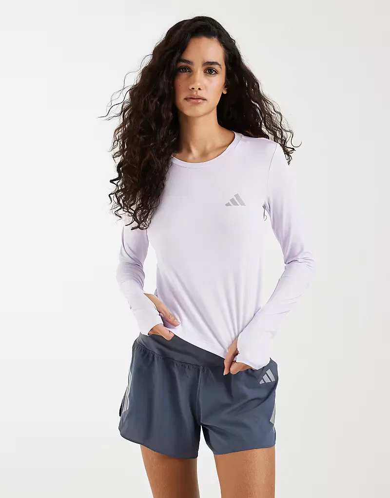 Лонгслив Adi365 running essentials Adidas Performance, Frozen Purple