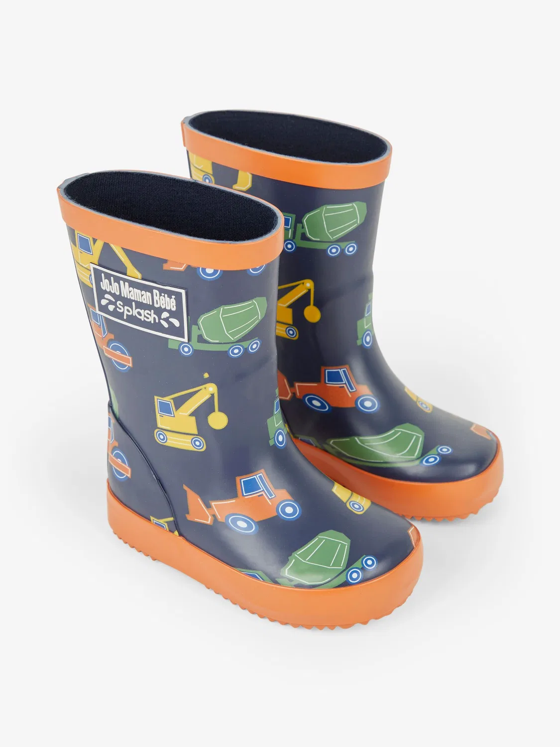 Резиновые сапоги JoJo Maman Bébé Construction, темно-синие