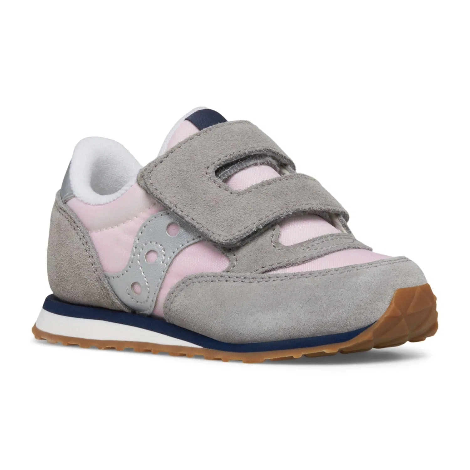 Детские кроссовки с липучкой Baby Jazz Hl Saucony, Blush Grey Silver