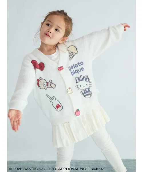 Кардиган Gelato Pique Kids Smoothie с Hello Kitty, светло-голубой — фото 4