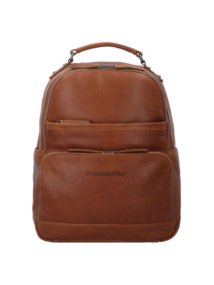 

The Chesterfield Brand Рюкзак Austin Business, кожаный, отделение для ноутбука 39 см, цвет коньяк