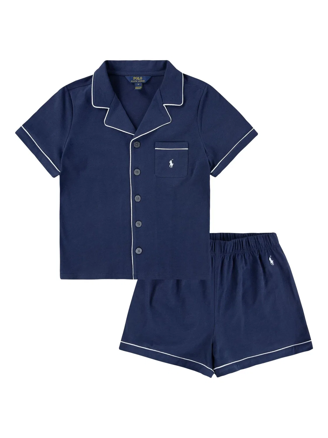 Пижамный комплект, джерси Polo Ralph Lauren, синий