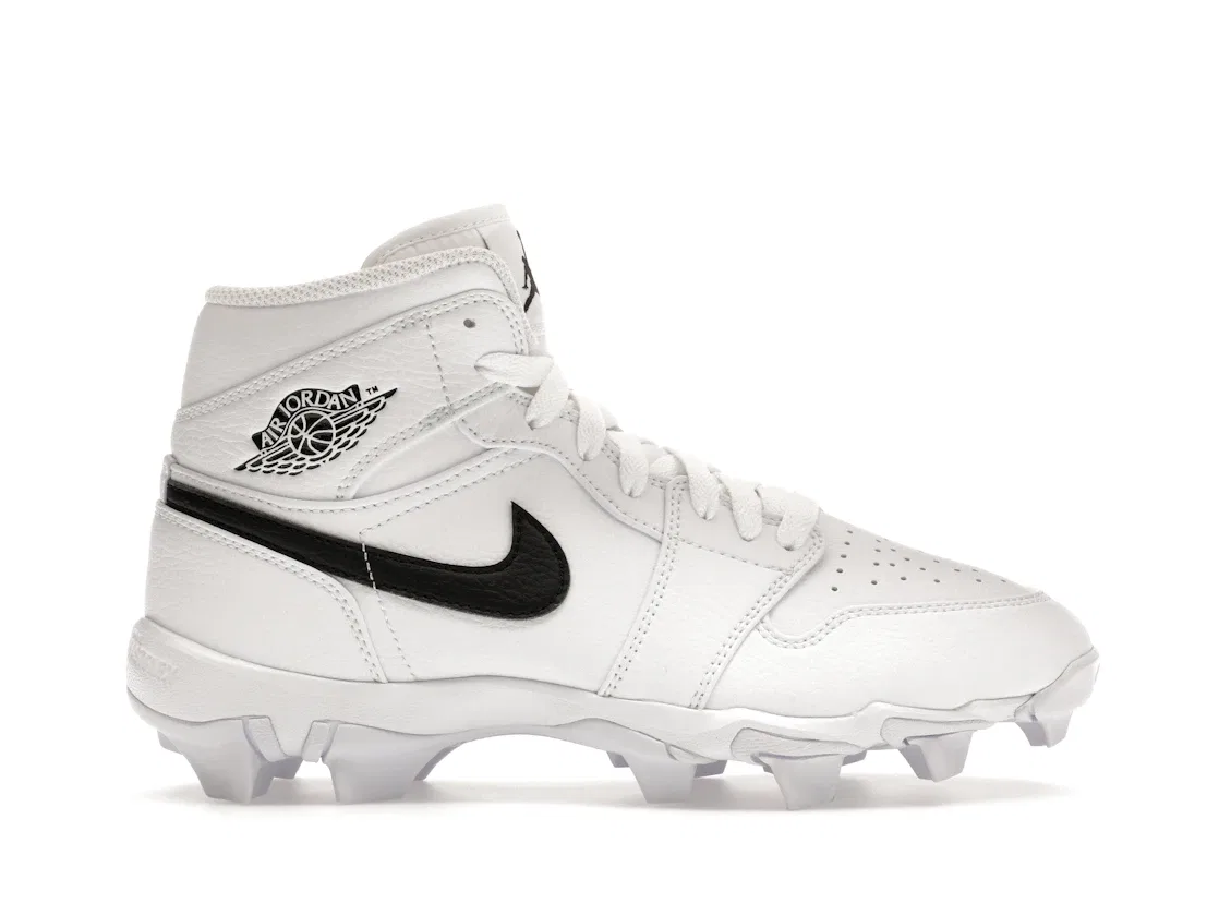 Детские кроссовки Lifestyle Jordan 1 Mid Cleat Jordan, White/Black/Black
