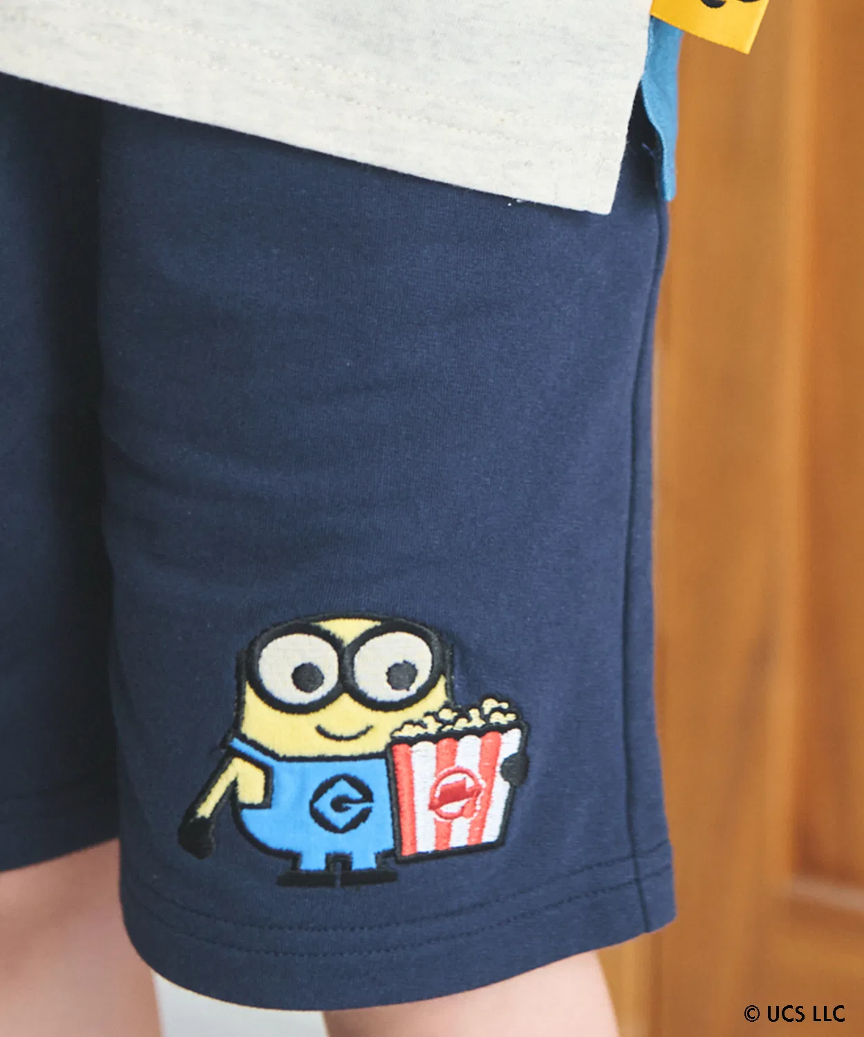Детские шорты с принтом Minion Yellow petit main, Yellow — фото 4