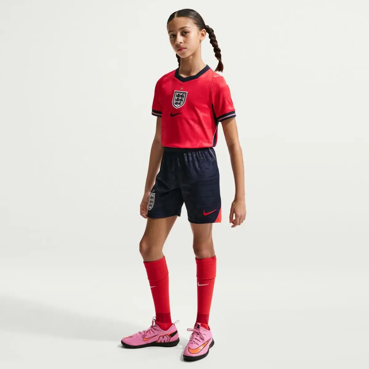 Детская футболка для мальчиков с длинным рукавом Nike, Красный — фото 3