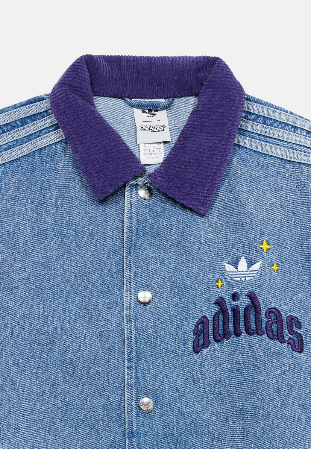 Куртка Care Bears из денима Adidas Originals, Light Denim — фото 4