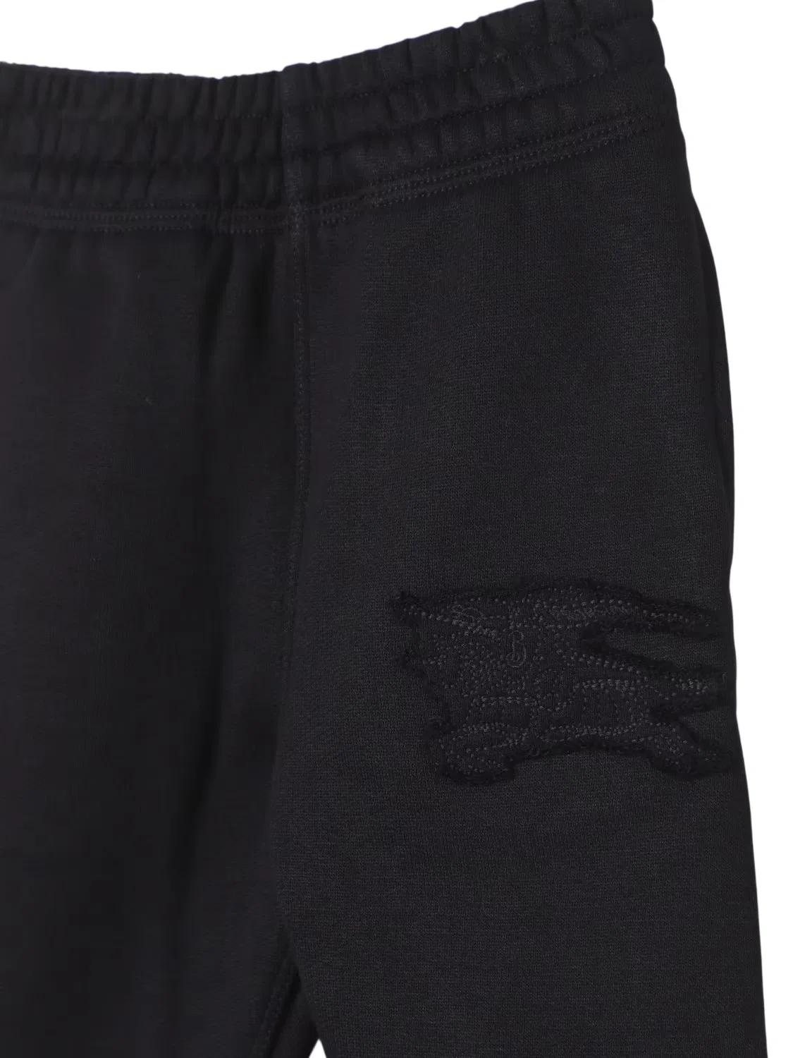 Брюки спортивные хлопковые Equestrian Knight Applique Cotton Track Pants Burberry, Black — фото 3
