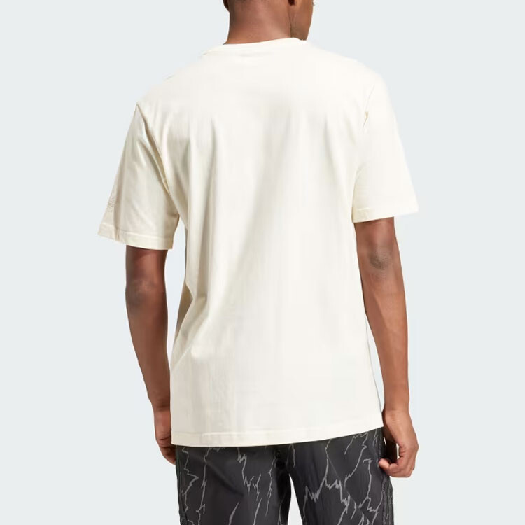 TRAINING SUPPLY Футболка мужская молочно-белая Adidas Originals, слоновая кость — фото 3