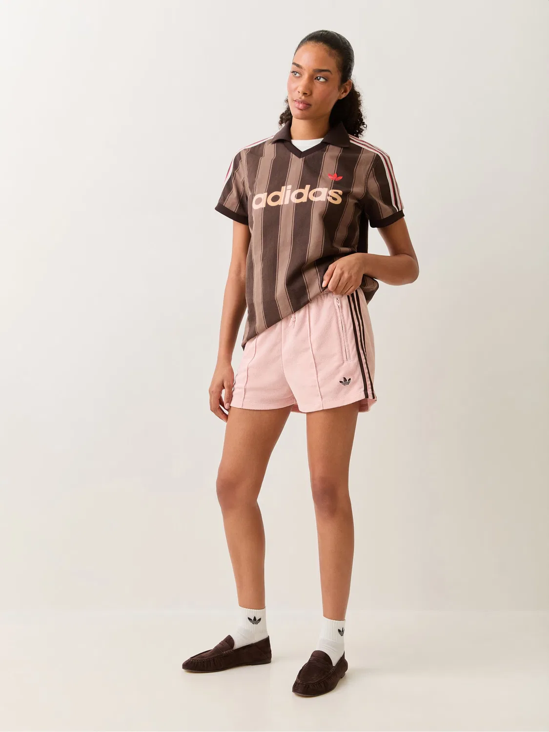 Шорты Terry Towel Firebird, adidas Originals, розовый