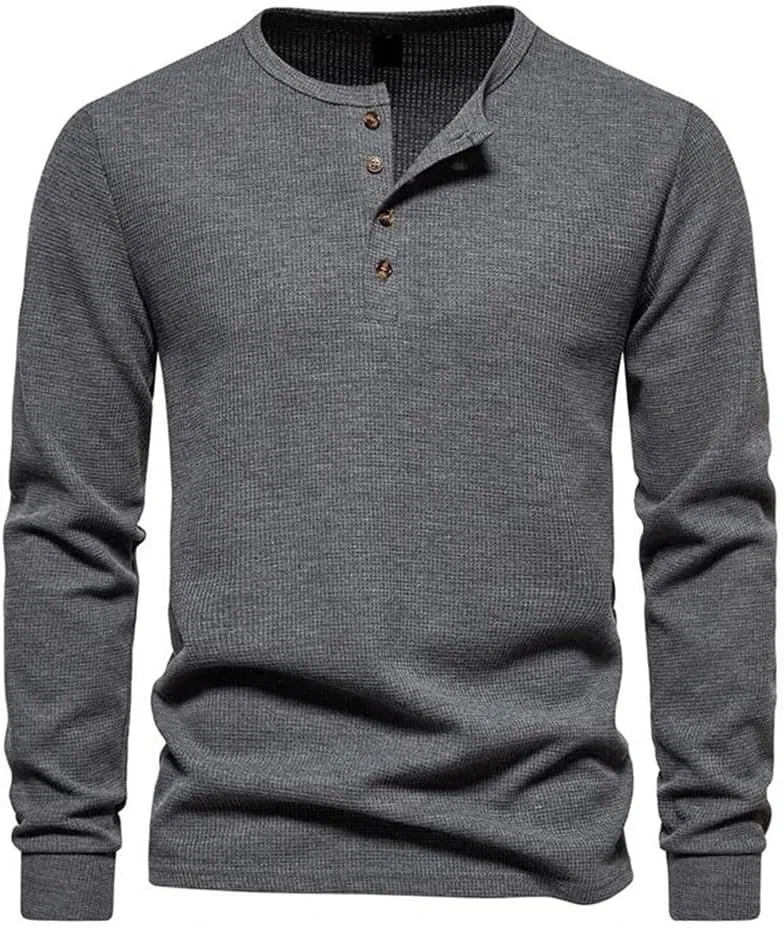 Мужская длинная футболка с воротником-стойкой Solid Tee, Light Gray — фото 2