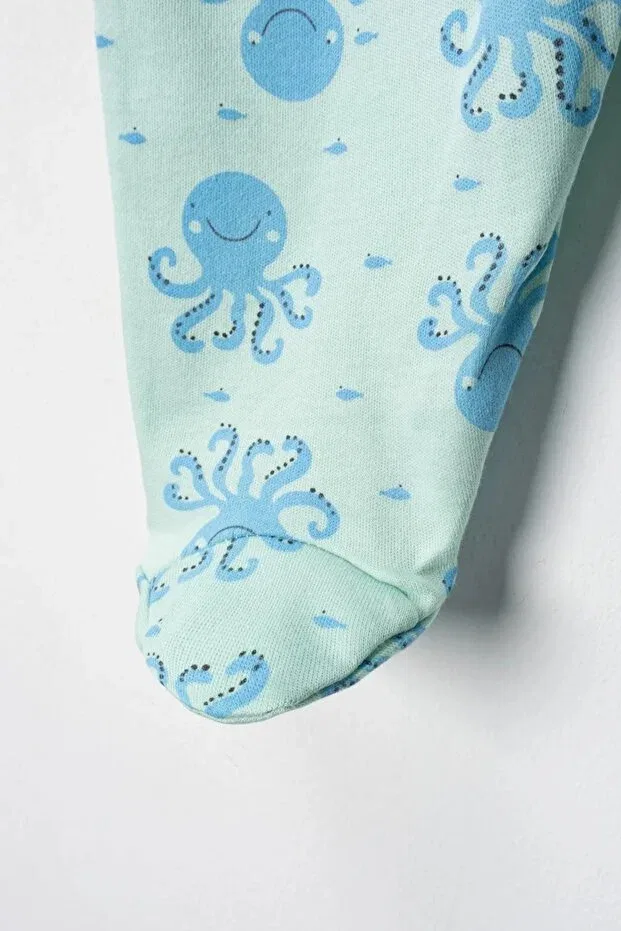 Детский комплект боди-комбинезонов с принтом Enia Baby, Multicolor — фото 4