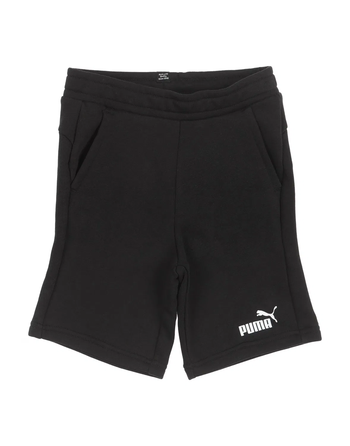 Детские шорты для девочек с принтом Ess Sweat Shorts B Puma, черный