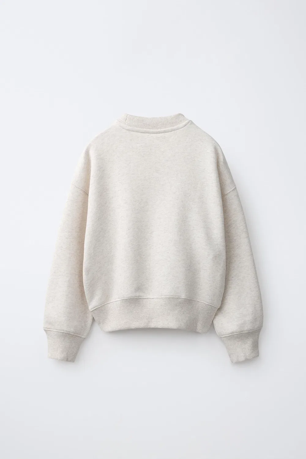 Простая спортивная толстовка для бега ZARA, Sand/Marl — фото 2