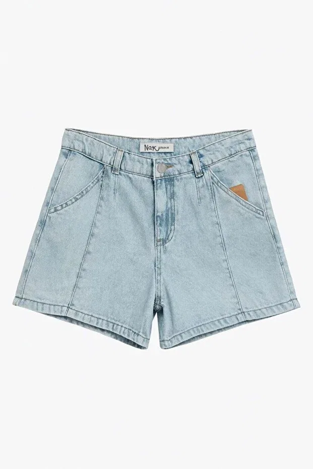 Детские шорты для девочек джинсовые NK Girls Heather Navy, Nk Kids, Blue